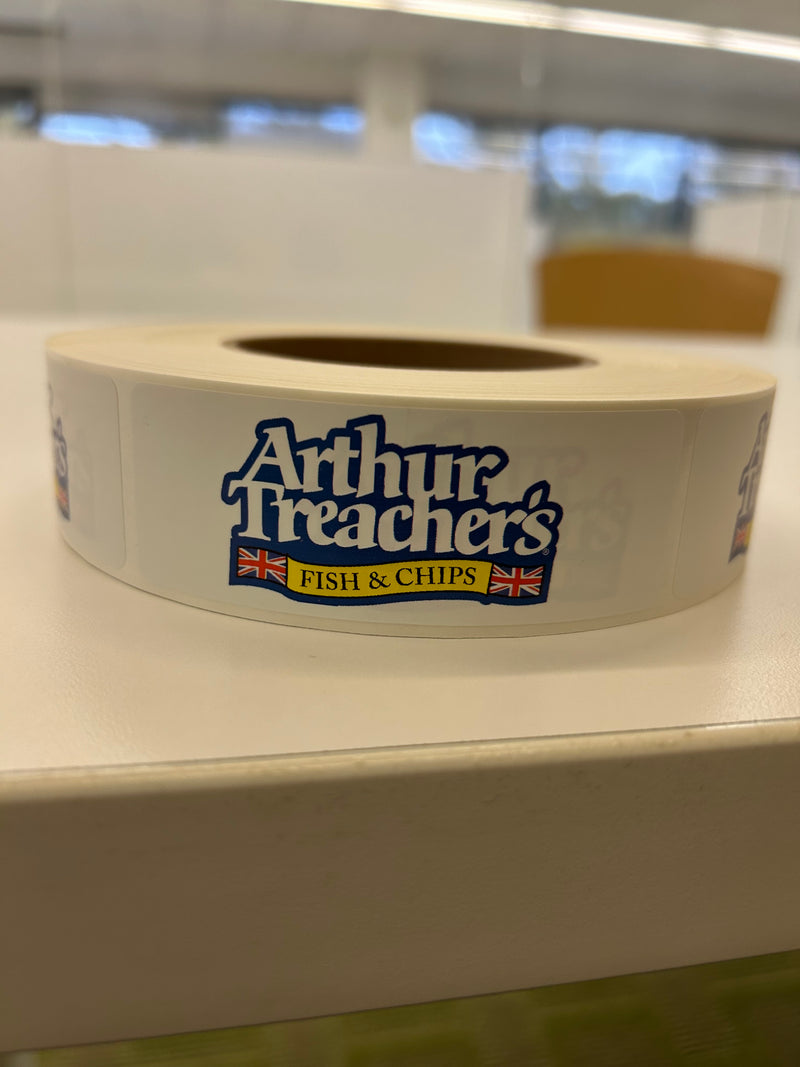 Arthur Treacher's packaging labels
