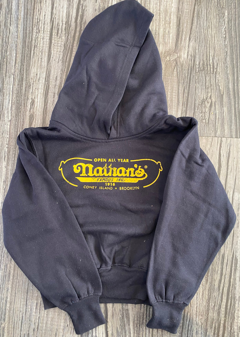 Nathan’s Famous Navy Youth Hoodie