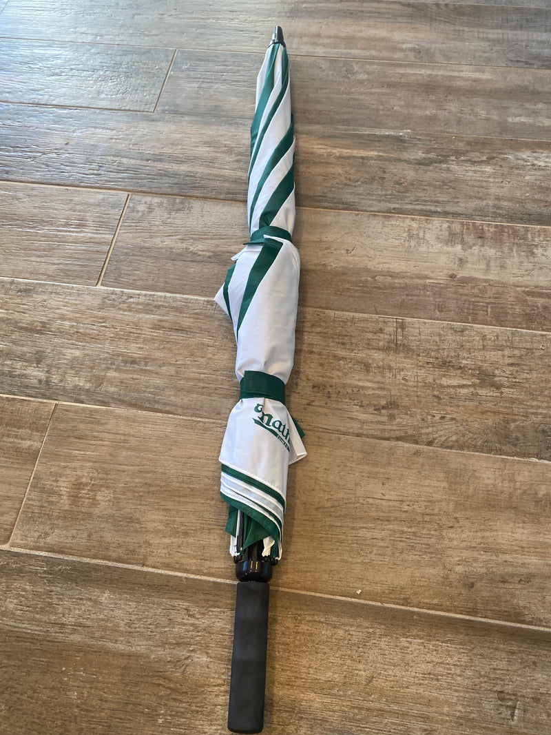 Nathan’s Famous Green/White Oversized Golf Umbrella