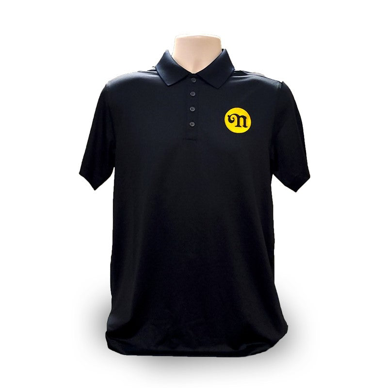Nathan's Famous Uniform - Manager Unisex Polo Shirt - Black